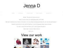 Tablet Screenshot of jennadphotography.com